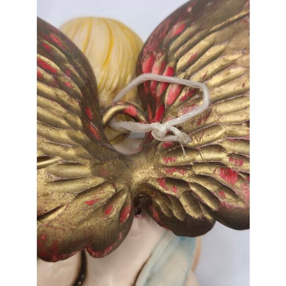 Vintage Simonetti Set of Two Cherubs/Angels Playing Instruments - Picture 5 of 7